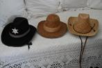 Cowboyhoed strohoed cowboy hoed, Gedragen, Carnaval, Ophalen of Verzenden, Accessoires