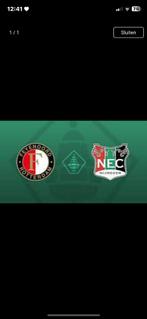 Gezocht 2 kaartjes Feyenoord nec, Tickets en Kaartjes, Sport | Voetbal