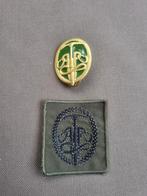 Pinspeld en patch GVA instructeur werken op hoogte, Verzamelen, Ophalen of Verzenden, Landmacht, Nederland, Embleem of Badge