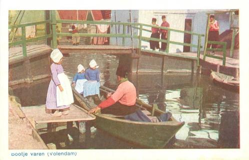 (388-061-023) Volendam Bootje varen, Verzamelen, Ansichtkaarten | Nederland, Noord-Holland, Voor 1920, Verzenden