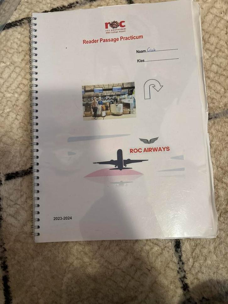 Reader passage practicum ROC AIRWAYS, Boeken, Studieboeken en Cursussen, Zo goed als nieuw, WO, Alpha, Ophalen of Verzenden