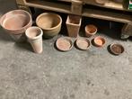Terra cotta, Tuin en Terras, Bloempotten, Rond, Ophalen of Verzenden, Zo goed als nieuw, Minder dan 40 cm