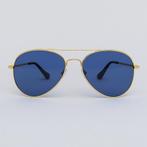 Partij blauwe Distressed piloten zonnebrillen 2200-20, Overige merken, NHP International, Zonnebril, Blauw