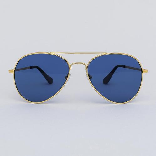 Partij blauwe Distressed piloten zonnebrillen 2200-20, Sieraden, Tassen en Uiterlijk, Zonnebrillen en Brillen | Dames, Nieuw, Zonnebril