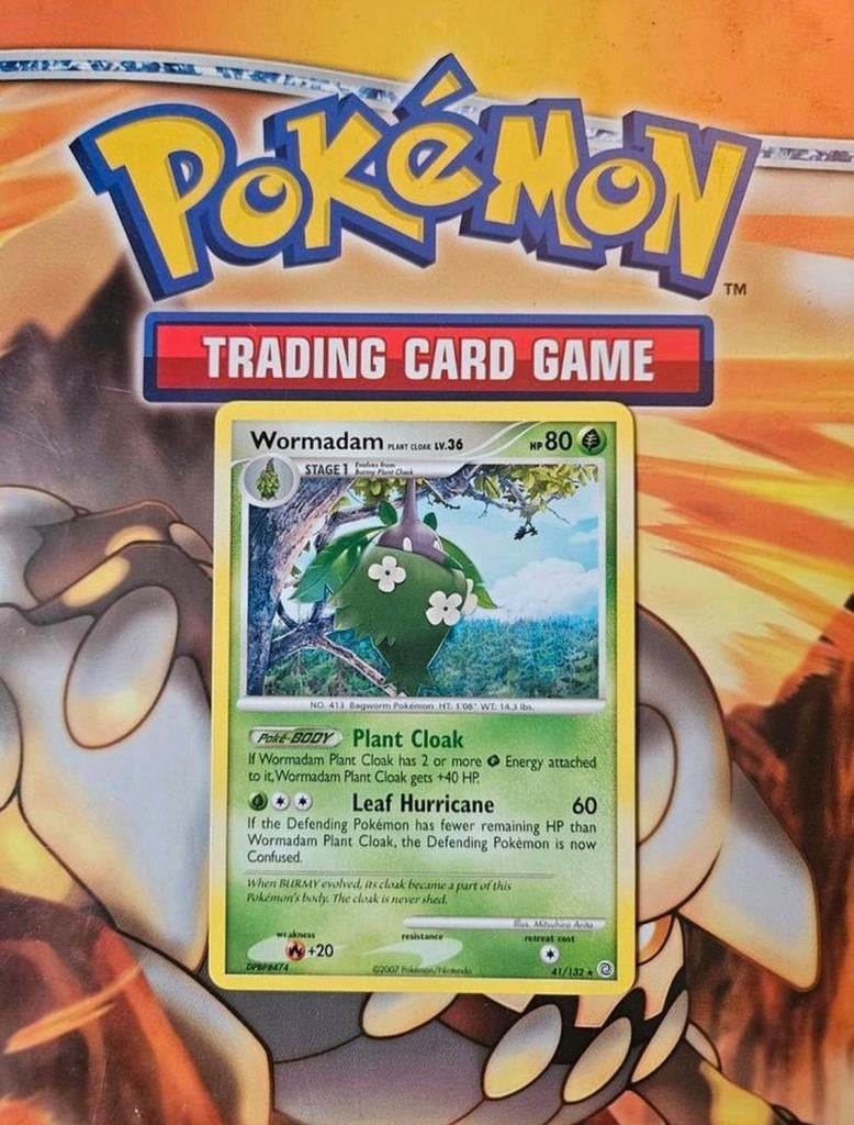 Wormadam 41/132 Diamond&Pearl Secret Wonders rare pokemon, Ophalen of Verzenden, Gebruikt, Losse kaart