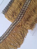 1 haspel Heel mooi vintage franje band in groenig goud, Ophalen of Verzenden, Nieuw, Lint, Band of Elastiek