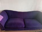 Purple Velvet couch / paars fluwelen bank, Huis en Inrichting, Banken | Bankstellen, 150 tot 200 cm, Overige materialen, Rechte bank