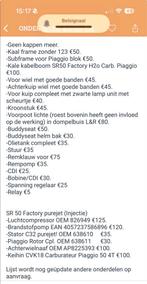 Originele Onderdelen aprilia sr ditech, Verzenden, Aprilia