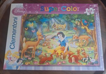 Clementoni Supercolor puzzel Sneeuwwitje (104 stukjes) beschikbaar voor biedingen