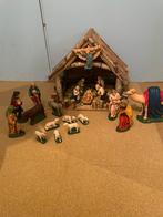 20 delige kerstgroep en grote kerststal, Diversen, Kerst, Ophalen of Verzenden, Gebruikt