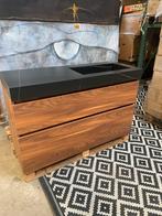 Keramiek compleet badkamer set meubel nieuw bruin, Huis en Inrichting, Badkamer | Badkamermeubels, Ophalen, 100 tot 150 cm, Nieuw