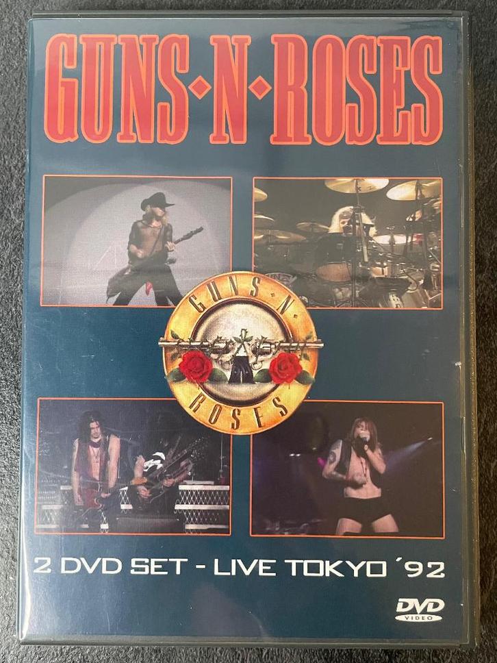 Guns N' Roses – Live Tokyo '92.  2x DVD, Cd's en Dvd's, Dvd's | Muziek en Concerten, Zo goed als nieuw, Muziek en Concerten, Alle leeftijden