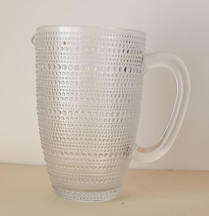 Glazen Bubble karaf schenkkan/ Sapkan/waterkan, Huis en Inrichting, Keuken | Servies, Nieuw, Glas of Glazen, Overige stijlen, Glas
