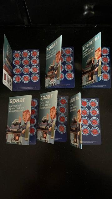 6 volle spaarkaarten Trekpleister beschikbaar voor biedingen