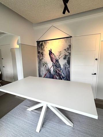 Kave Home eetkamer tafel / bureau wit (3 stuks)