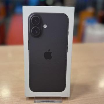 Iphone 16  zwart 128gb gesealed in doos met bon beschikbaar voor biedingen