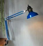 Vintage Vrieland Architecten Lamp Blauw, Gebruikt, 50 tot 75 cm, Ophalen of Verzenden, Mid centurion modern retro vintage