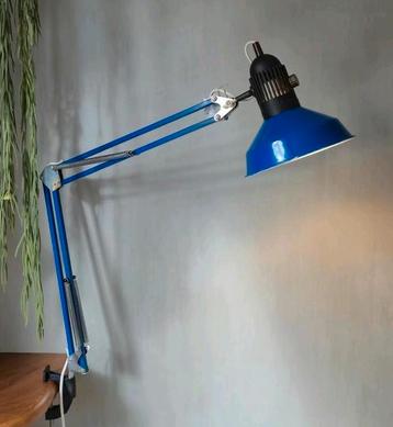 Vintage Vrieland Architecten Lamp Blauw beschikbaar voor biedingen