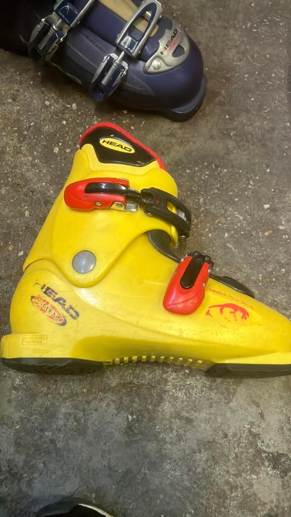 Kinder-skischoenen HEAD 261mm zie foto, Ophalen, 160 tot 180 cm, Schoenen, Zo goed als nieuw