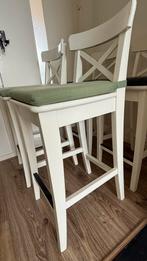 Barstoelen, Huis en Inrichting, Ophalen, Gebruikt, 60 tot 90 cm, 4 krukken
