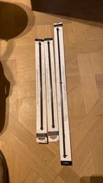 Roede voor cafe gordijnen 3 stuks., Ophalen of Verzenden, Nieuw, Grijs, 200 cm of meer