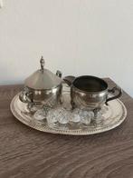 Roomstel verzilverd, Antiek en Kunst, Antiek | Goud en Zilver, Ophalen, Zilver