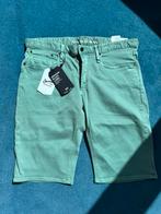NIEUW Denham Razor Short W36 Groen, Verzenden, Groen, Denham, Maat 56/58 (XL)