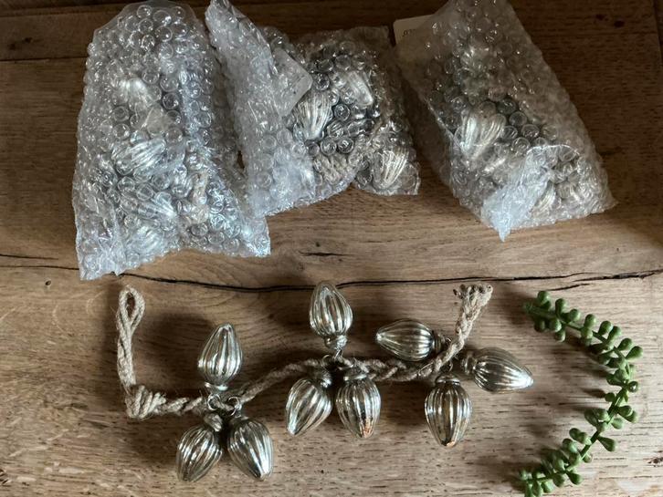 NIEUW Countryfield kerstballetjes hanger met glazen ballen, Diversen, Kerst, Nieuw, Ophalen of Verzenden