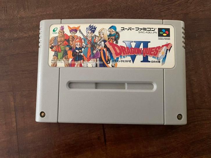 Dragon Quest VI 6 SNES Super Nintendo Famicom SFC NTSC, Spelcomputers en Games, Games | Nintendo Super NES, Zo goed als nieuw