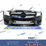 W117 CLA45 45 AMG VOORBUMPER ZWART COMPLEET + AMG GRIL ORIGI, Auto-onderdelen, Gebruikt, -, Voor, Ophalen of Verzenden
