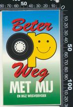 Sticker: BGZ Wegvervoer - Beter op weg met mij (2), Verzamelen, Stickers, Overige typen, Ophalen of Verzenden, Zo goed als nieuw