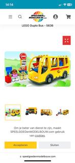 Busstation met bus, poppetjes, koffers, set 5636 compleet., Ophalen of Verzenden, Gebruikt, Complete set, Duplo