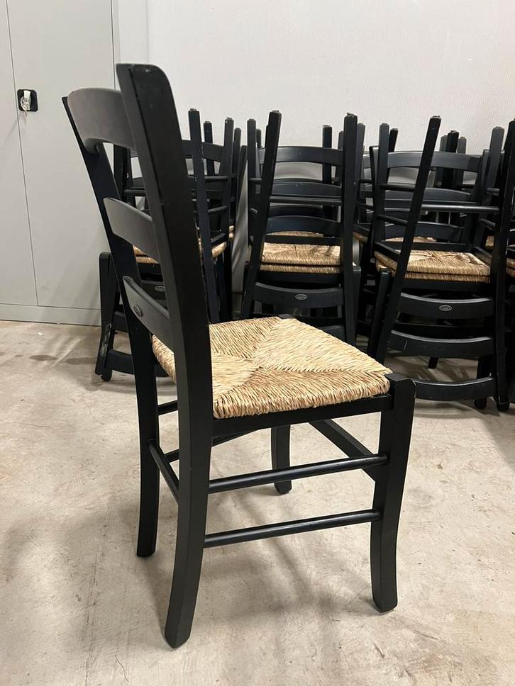 Restaurant stoelen / horeca stoelen / bistro, Huis en Inrichting, Stoelen, Zo goed als nieuw, Vijf, Zes of meer stoelen, Zwart