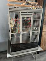 Vogelkooi op wieltjes met accesoires, voor kleinere vogels, Dieren en Toebehoren, Meerdere dieren, Parkiet