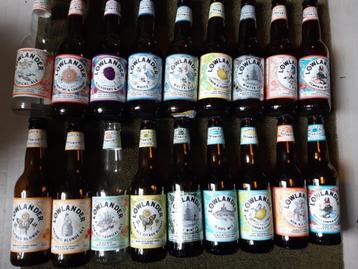 Lowlander Bierflessen verzameling. 18x beschikbaar voor biedingen