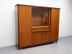 Vintage kledingkast wandmeubel Nolte möbel, Huis en Inrichting, Kasten | Kledingkasten, Ophalen, Nolte möbel, Glas, 150 tot 200 cm
