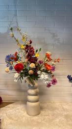 Prachtig zijden veldboeket bloemen, Ophalen of Verzenden, Zo goed als nieuw, Binnen