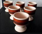Retro zes eierdopjes Esma, Huis en Inrichting, Keuken | Servies, Overige materialen, Overige typen, Ophalen of Verzenden, Zo goed als nieuw