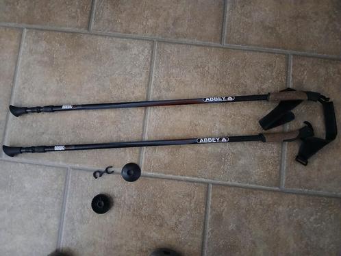 Nordic walking stokken, Sport en Fitness, Bergsport en Wandelen, Zo goed als nieuw, Wandelstok, Ophalen