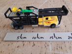 Speelgoedauto 19 cm lang autotransporteur Oranje, Ophalen of Verzenden, Zo goed als nieuw