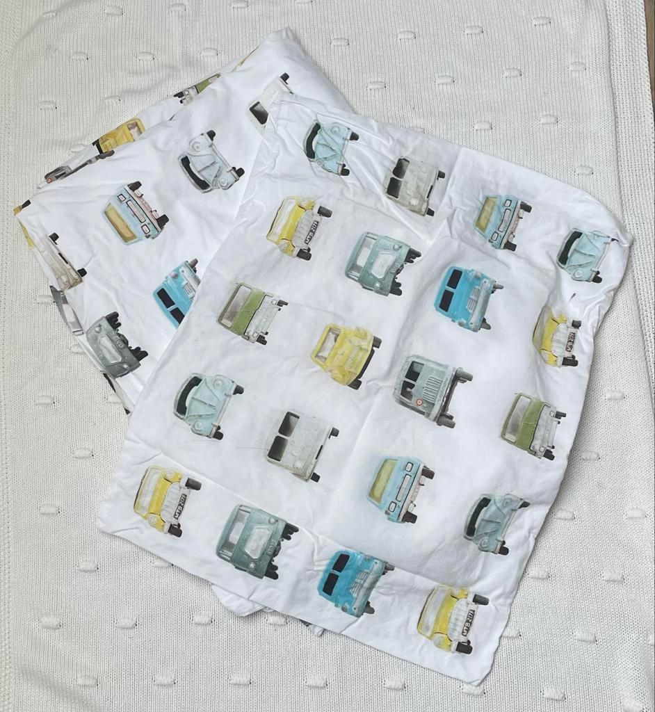 Studio ditte peuter dekbed auto's -, Ophalen of Verzenden, Zo goed als nieuw, Wit, Dekbedovertrek