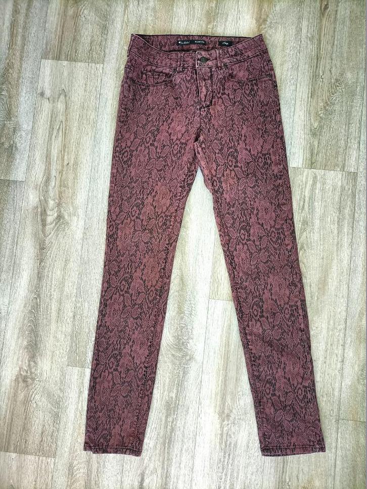 Rosner Anny Pipe 3 Maat 36, Kleding | Dames, Broeken en Pantalons, Zo goed als nieuw, Maat 36 (S), Paars, Lang, Ophalen of Verzenden