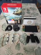 Nintendo Switch OLED Zelda TOTK Edition + accessoires, Spelcomputers en Games, Spelcomputers | Nintendo Switch, Ophalen of Verzenden