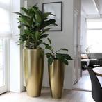 Hoge luxe vazen voor binnen of buiten, Rond, Ophalen of Verzenden, Minder dan 25 cm, Binnen