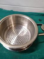 pan stoominzet pan met uitlek schaal, Ophalen of Verzenden, 'T Olde Gre-j, Info@toldegrej.nl, Endepoelstraat 20f Didam