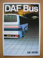 DAF SB Serie Touringcar Bus Brochure ca 1986 - SB2300 SB3000, Ophalen, Zo goed als nieuw, Overige merken, DAF Trucks