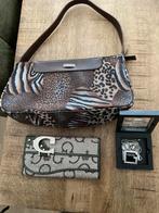 Dames tas en portemonnee en aparte halsketting, Sieraden, Tassen en Uiterlijk, Ophalen of Verzenden, Nieuw, Bruin, Handtas