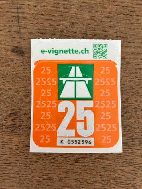 Tolvignet Zwitserland ongebruikt, Tickets en Kaartjes, Autovignetten, Drie personen of meer