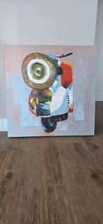 Schilderij van een Vespa scooter, Ophalen of Verzenden