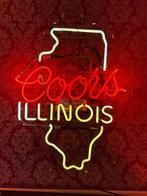 Coors illinois neon lichtbak OUD reclame café kroeg, Verzamelen, Merken en Reclamevoorwerpen, Ophalen, Gebruikt, Lichtbak of (neon) lamp